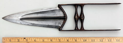 Wootz (Damascus Steel) Indian Katar (Jamadhar) Dagger