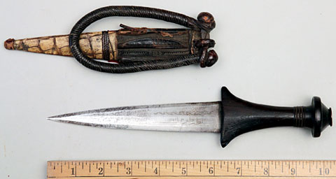 East African Sudanese Dagger with Sheath