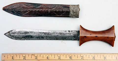 East African Dagger from File with Sheath