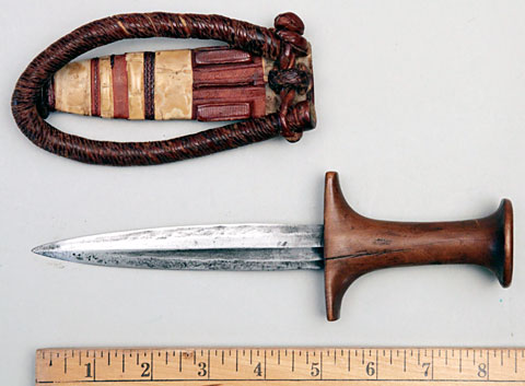 East African Sudanese Arm Dagger with Sheath